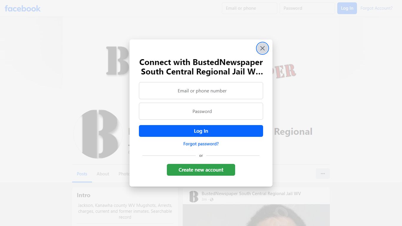 BustedNewspaper South Central Regional Jail WV - Facebook